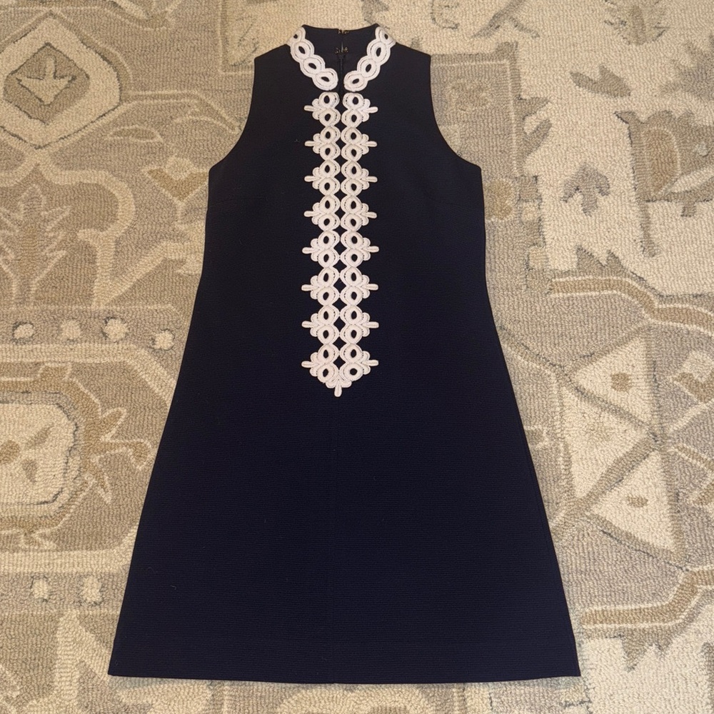 Lily Pulitzer Navy Sleeveless Dress